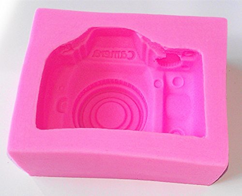 Design 252 Camera Shaped 3D Silicone Fondant Mold,Soap Mold, Cake Decoration Tool, Food Grade Material N5