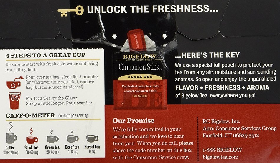 BIGELOW TEA CNNMN STIX, 20 BG (pack of 3) N2