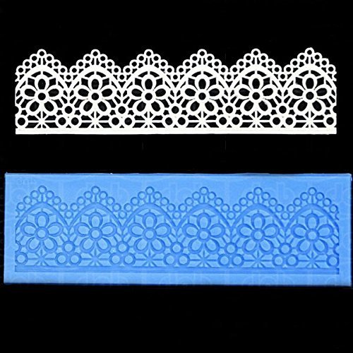 Lace Cake Mold Silicone Fondant Cupcake Decoration N5