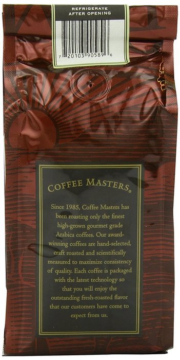 Coffee Masters Flavored Coffee, Jamaican Me Crazy, Ground, 12-Ounce Bags (Pack of 4) N2