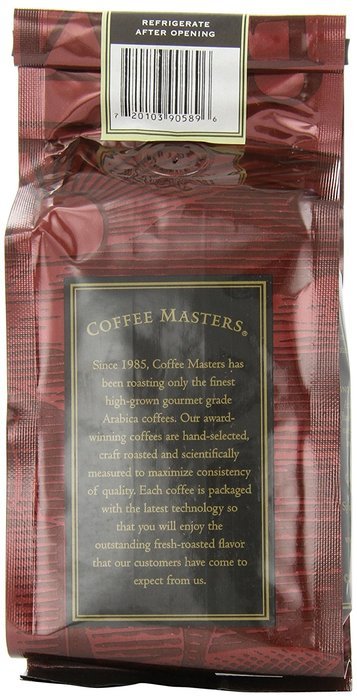 Coffee Masters Flavored Coffee, Jamaican Me Crazy, Ground, 12-Ounce Bags (Pack of 4) N3