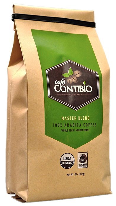 USDA Organic Coffee Beans Non-GMO & Fair Trade - 2lb - Cafe Contibio - 100% Arabica Specialty Gourmet Grade -... N2