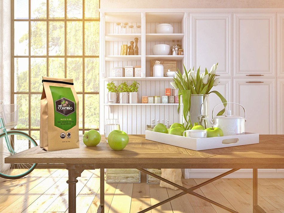 USDA Organic Coffee Beans Non-GMO & Fair Trade - 2lb - Cafe Contibio - 100% Arabica Specialty Gourmet Grade -... N10