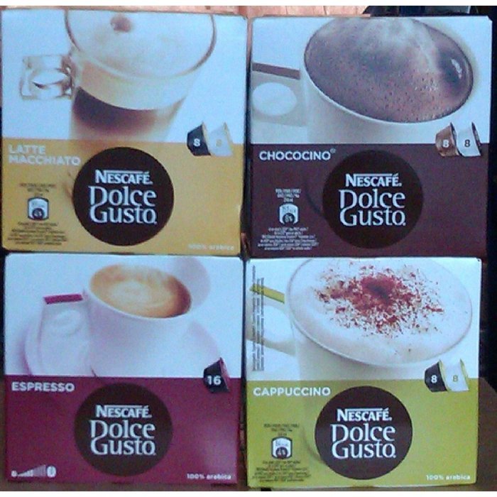 Nescafe Dolce Gusto&reg; 4 Flavour Variety Pack (64 Capsules) Boxed