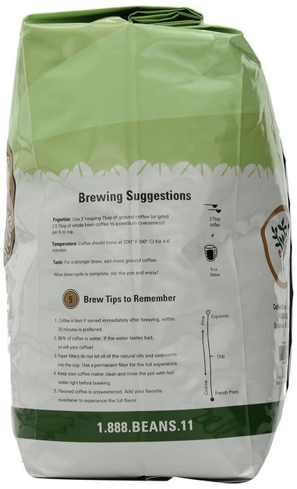 French Roast, Whole Bean Coffee, 5-Pound Bag N19