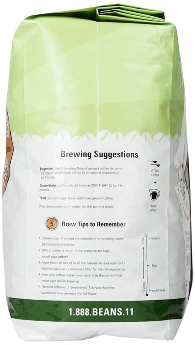 French Roast, Whole Bean Coffee, 5-Pound Bag N25