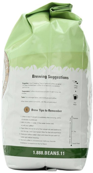 French Roast, Whole Bean Coffee, 5-Pound Bag N35