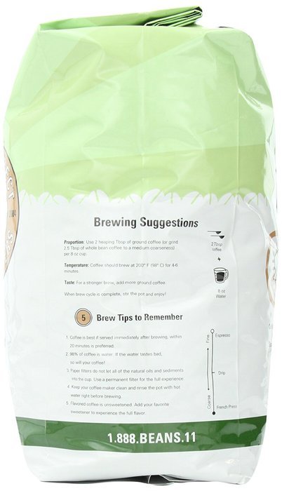 French Roast, Whole Bean Coffee, 5-Pound Bag N65
