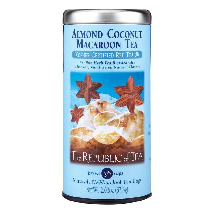 The Republic Of Tea Almond Coconut Macaroon Red Tea, 36 Tea Bags