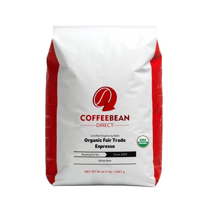 Coffee Bean Direct Italian Roast Espresso, Whole Bean Coffee, 5-Pound Bag N3