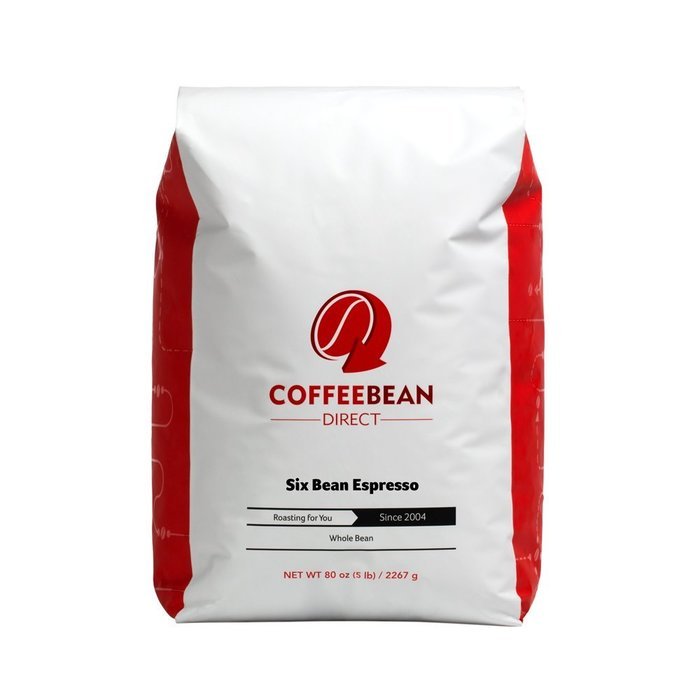 Coffee Bean Direct Italian Roast Espresso, Whole Bean Coffee, 5-Pound Bag N7