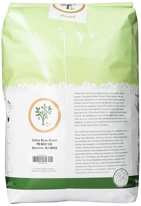 Coffee Bean Direct Italian Roast Espresso, Whole Bean Coffee, 5-Pound Bag N8