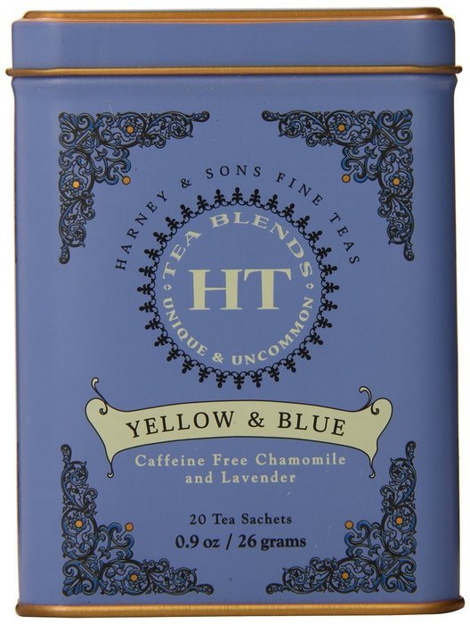 Harney and Sons Yellow and Blue Tea,20 Tea Shachets 0.9oz by Harney & Sons N4