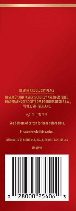 Nescafe Tasters Choice Hazelnut Instant Coffee, Single Serve Sticks 20-Count , (Pack of 8) N8