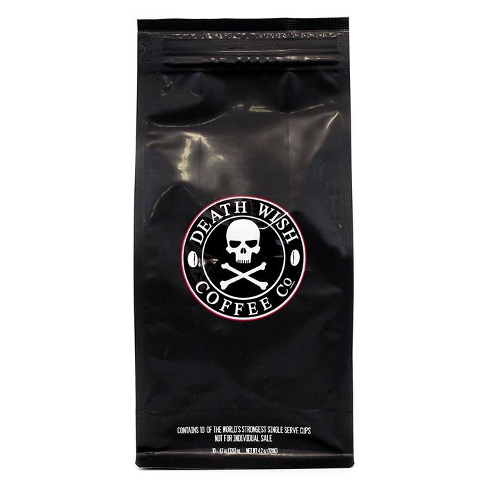 Death Wish Coffee Single Serve Capsules for Keurig K-Cup Brewers, 10 Count 0.42oz N2