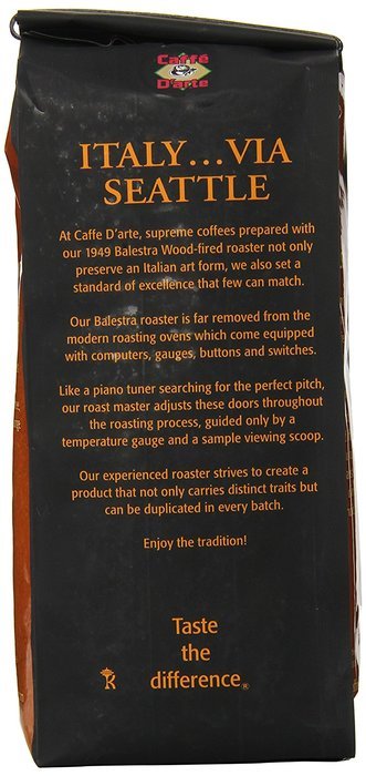 Caffe D'arte Fabriano-Alderwood Espresso Whole Bean Coffee, 12-Ounce Foil Bags (Pack of 2) N2