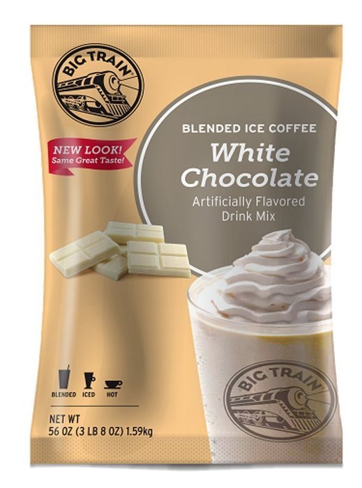 Big Train Blended Ice Coffee, White Chocolate Latte, 3.5 Pound