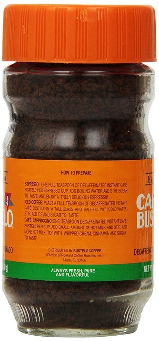 Caf&eacute; Bustelo Espresso Style Instant Coffee, 7.05 Ounce (Pack of 12) N11