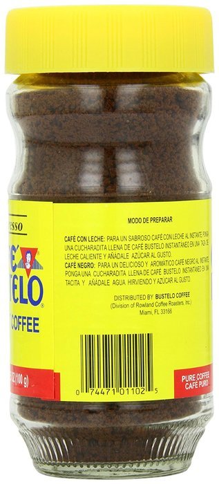 Caf&eacute; Bustelo Espresso Style Instant Coffee, 7.05 Ounce (Pack of 12) N26