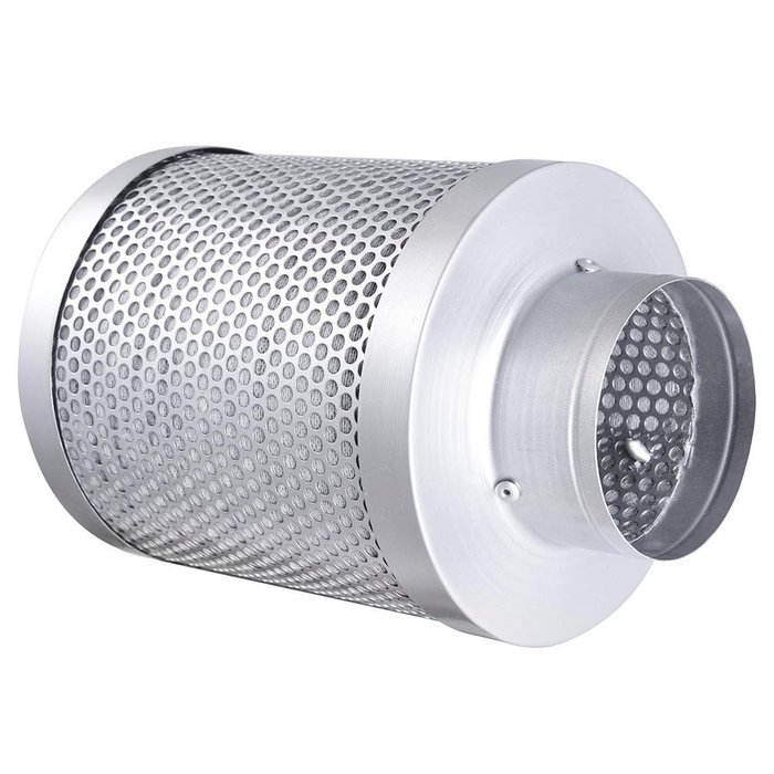 4" 150CFM Hydroponic Air Carbon Filter Odor Control Scrubber for Inline Exhaust N3