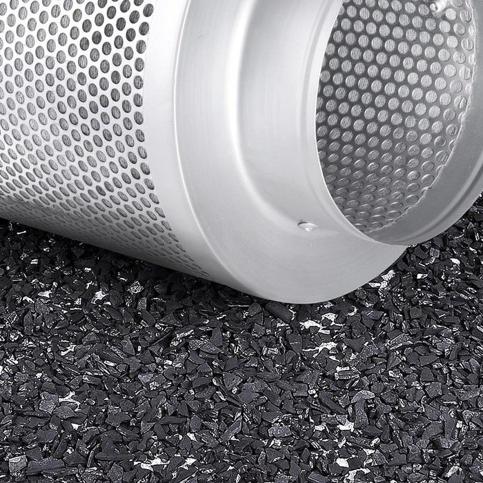 4" 150CFM Hydroponic Air Carbon Filter Odor Control Scrubber for Inline Exhaust N4