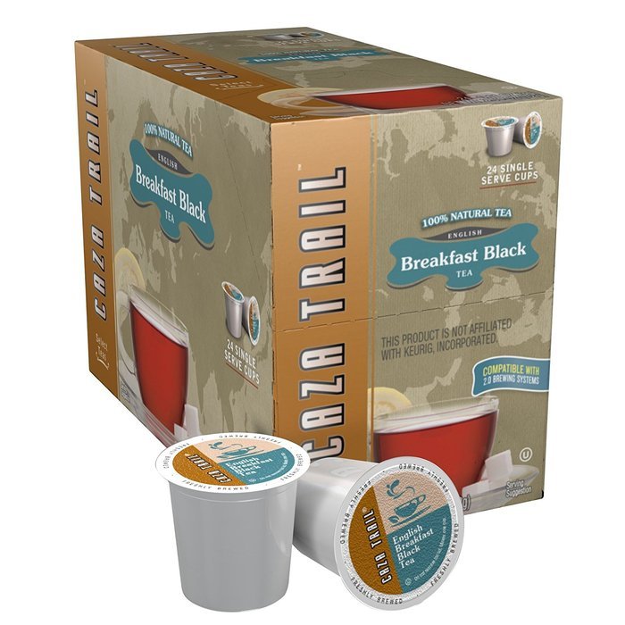Caza Trail Tea, Green Tea, 24 Single Serve Cups N8