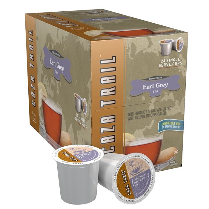 Caza Trail Tea, Green Tea, 24 Single Serve Cups N12