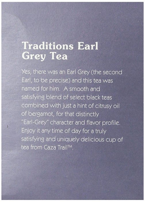 Caza Trail Tea, Green Tea, 24 Single Serve Cups N14