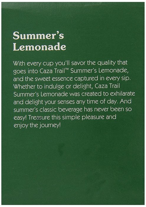 Caza Trail Tea, Green Tea, 24 Single Serve Cups N19