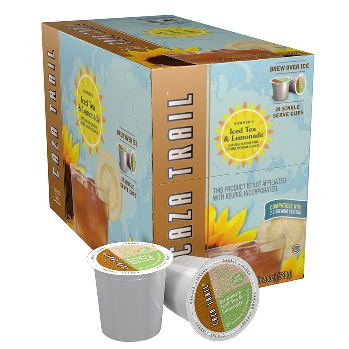 Caza Trail Tea, Green Tea, 24 Single Serve Cups N22