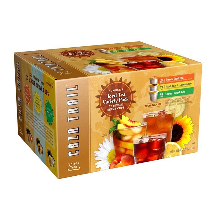 Caza Trail Tea, Green Tea, 24 Single Serve Cups N28