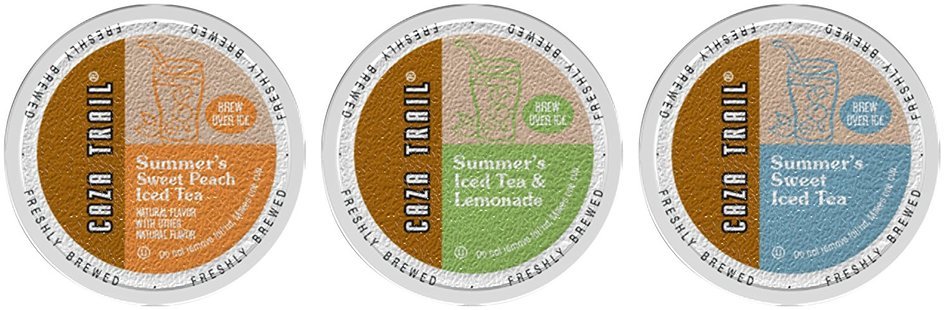 Caza Trail Tea, Green Tea, 24 Single Serve Cups N29