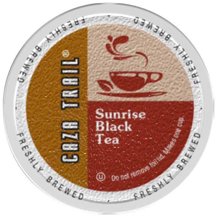 Caza Trail Tea, Green Tea, 24 Single Serve Cups N37