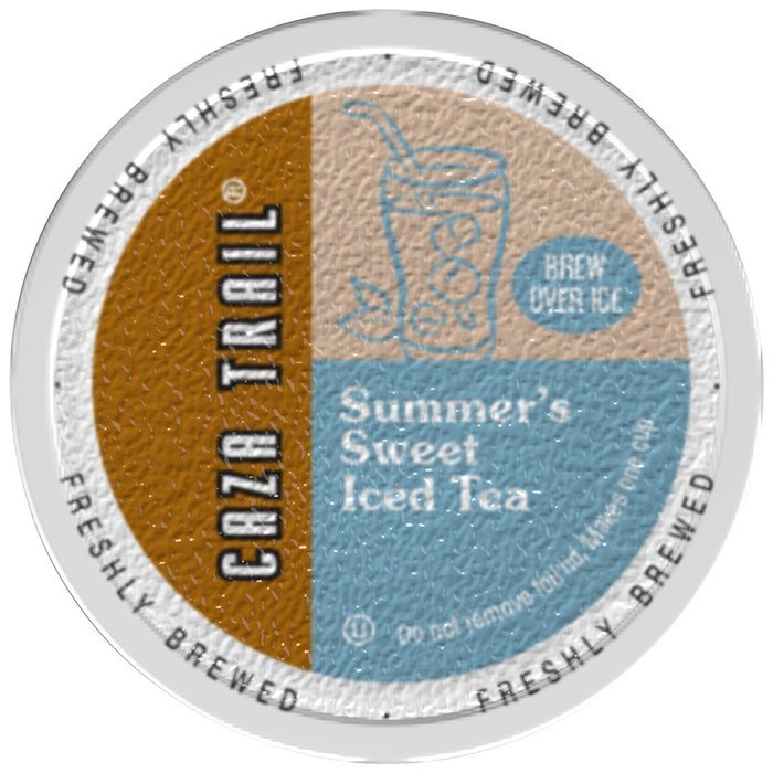 Caza Trail Tea, Green Tea, 24 Single Serve Cups N39