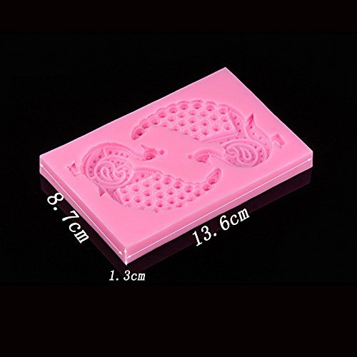 Mr.S Shop DIY Mini Peacock Design Silicone Mold Fondant Candy Chocolate Biscuit Mold Cake Decoration Tools N3