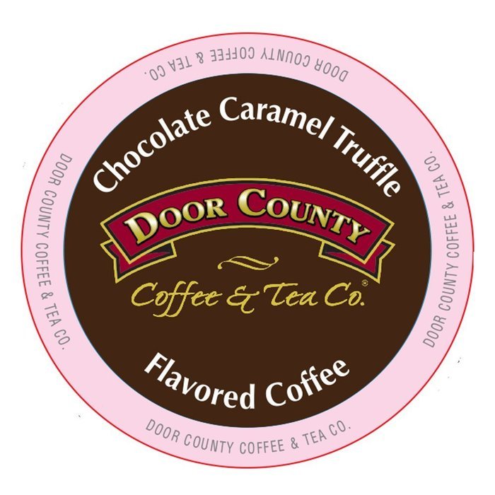Door County Coffee Single Serve Cups for Keurig Brewers (Candy Cane, 12 ...