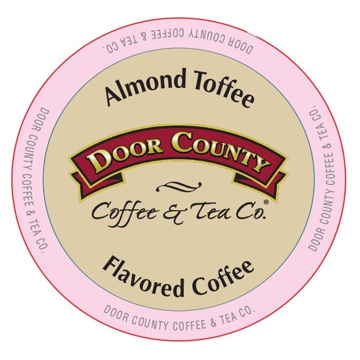 Door County Coffee Single Serve Cups for Keurig Brewers (Candy Cane, 12 Count) N22