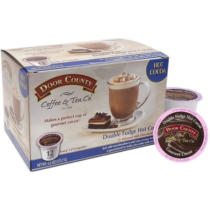 Door County Coffee Single Serve Cups for Keurig Brewers (Candy Cane, 12 Count) N31
