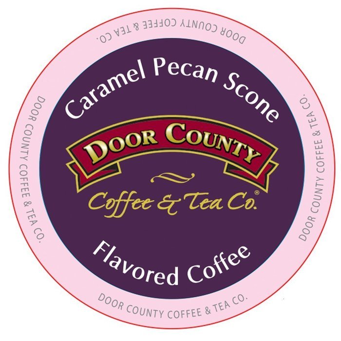 Door County Coffee Single Serve Cups for Keurig Brewers (Candy Cane, 12 Count) N50
