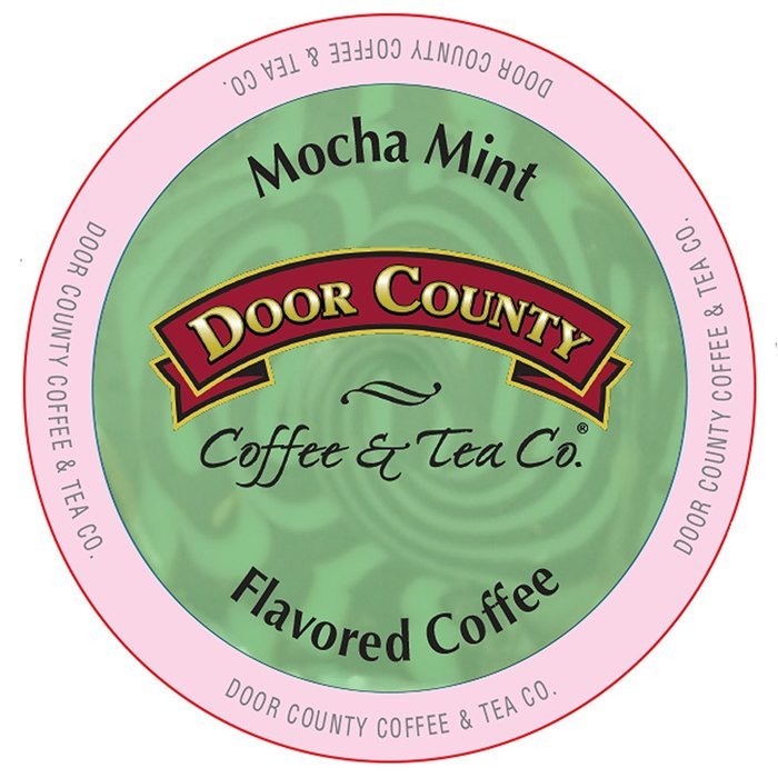 Door County Coffee Single Serve Cups for Keurig Brewers (Candy Cane, 12 Count) N59
