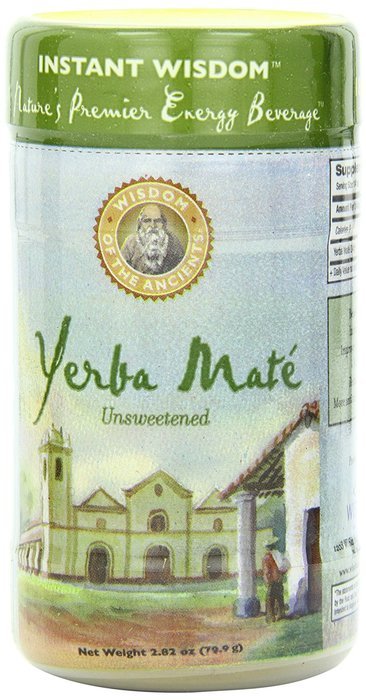 Wisdom of the Ancients Instant Yerba Mate Tea, Unsweetened, 2.82 Ounce N4