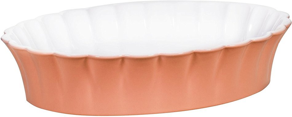 2 Qt Betty Peach 12"L Oval Baker
