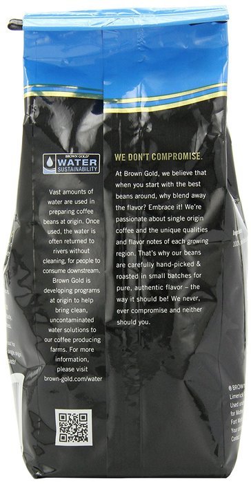 Brown Gold 100% Peruvian Coffee, 12-ounce bag N8