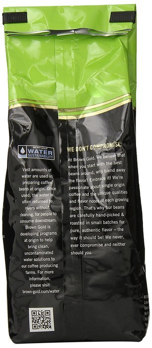 Brown Gold 100% Peruvian Coffee, 12-ounce bag N17