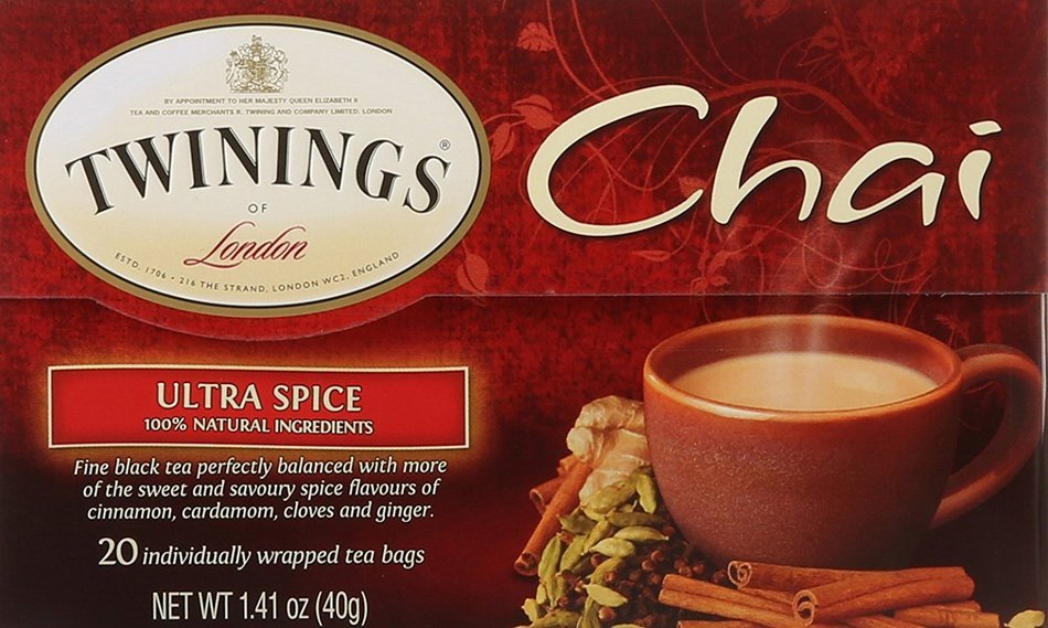 Twinings Ultra Spice Chai, 20 Individual Tea Bags, 1.41 Ounce