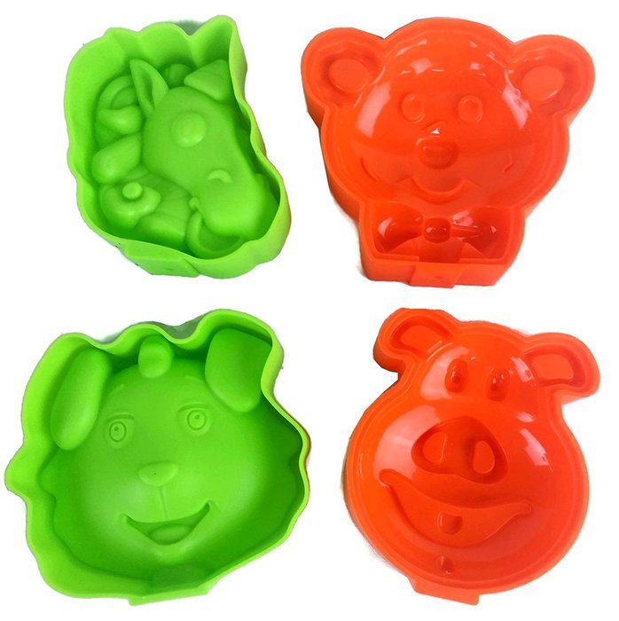 annabel karmel Animal Lolly Cakes - Child/Youth Silicone Baking Gift Set N2