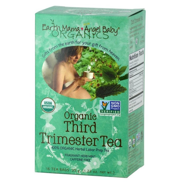 Earth Mama Angel Baby Organic Third Trimester Tea, 16 Teabags/Box (Pack of 3) N13