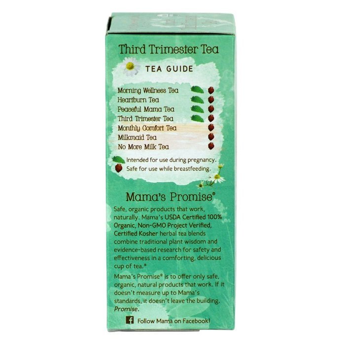 Earth Mama Angel Baby Organic Third Trimester Tea, 16 Teabags/Box (Pack of 3) N16