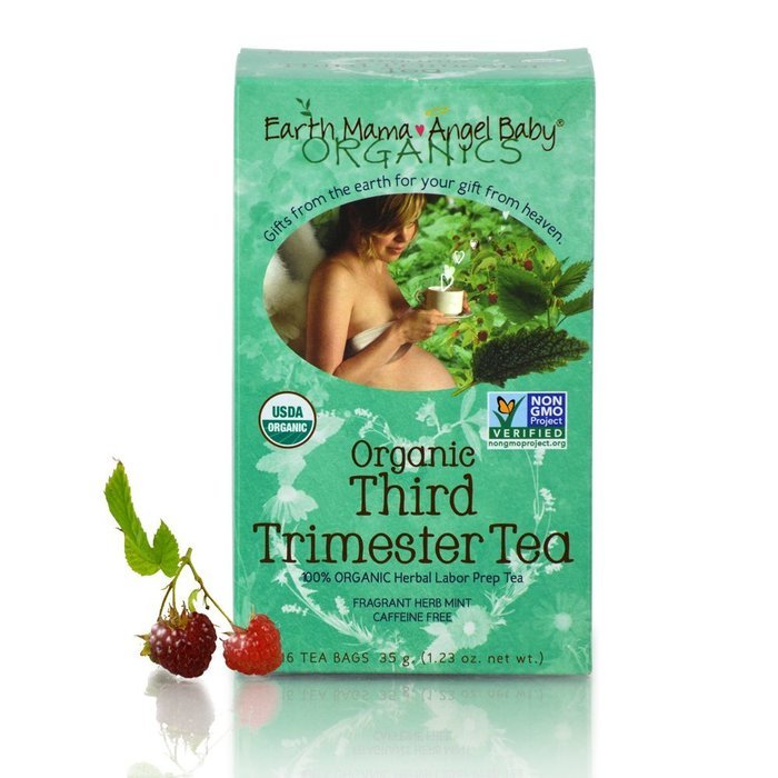 Earth Mama Angel Baby Organic Third Trimester Tea, 16 Teabags/Box (Pack of 3) N19