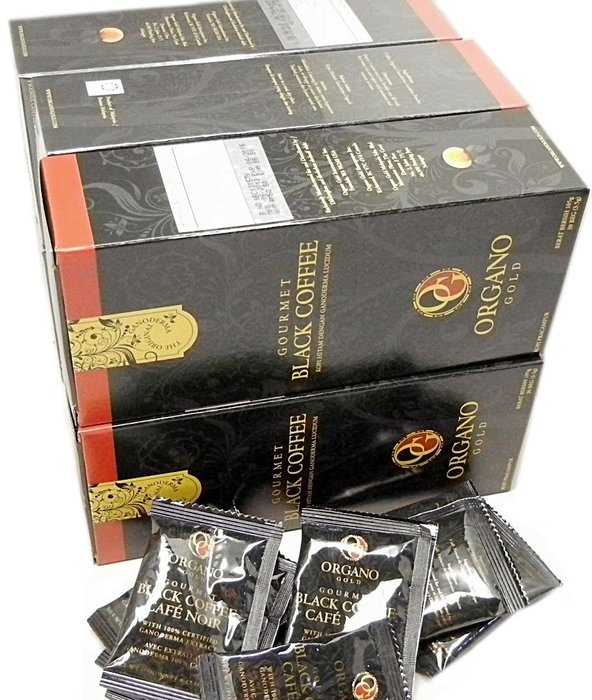 6 Boxes of Organo Gold Ganoderma &ndash; Black Coffee (30 sachets per box) N2
